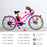 Tracer OMEGA 26" 7 Speed Electric Beach Cruiser Bike for WOMEN 500W