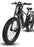 Ecotric Explorer 26 inches 48V Fat Tire Electric Bike with Rear Rack