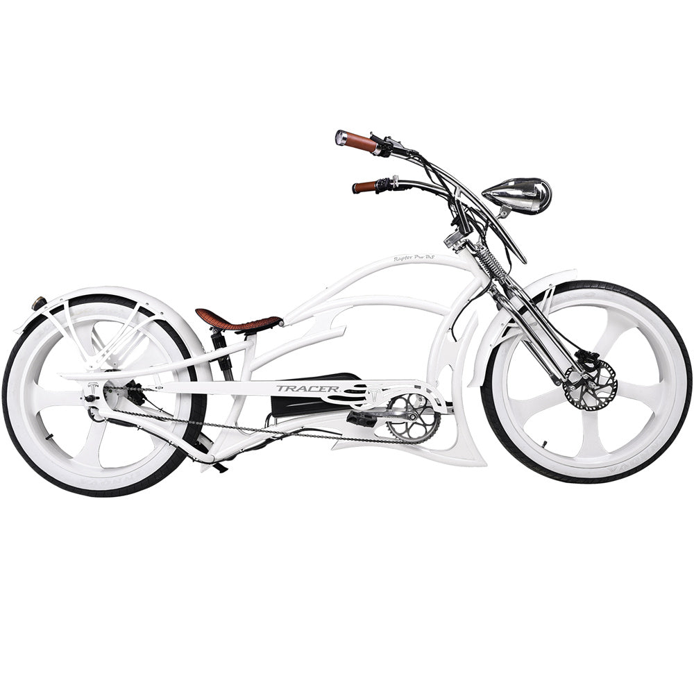 Tracer Raptor Pro DS 800W Stretch Cruiser Ebike