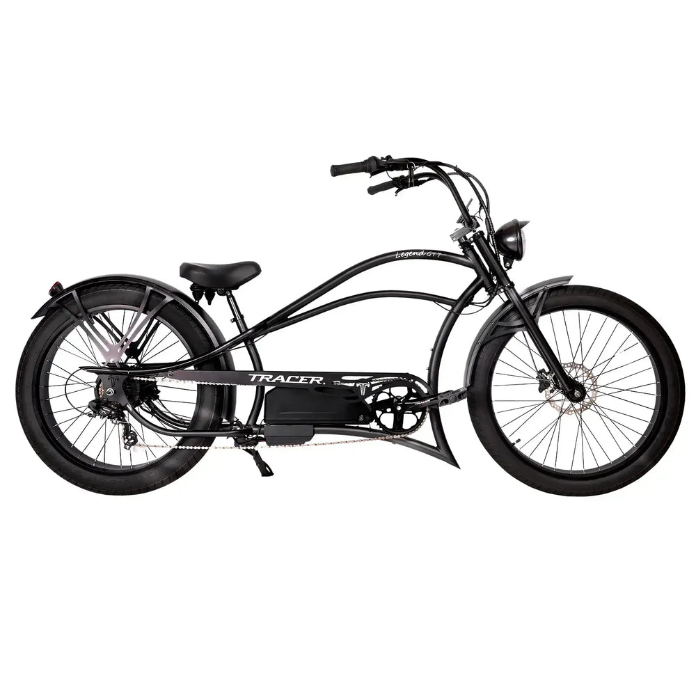 Tracer Legend GT7 Electric Chopper Bike – 1000W Motor, 26" Fat Tires, Shimano 7-Speed