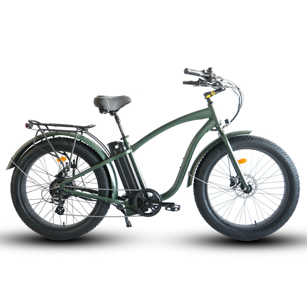 Coastal Cruiser - Fat Tire 26x4 - 52v Beach Cruiser Electric Bike