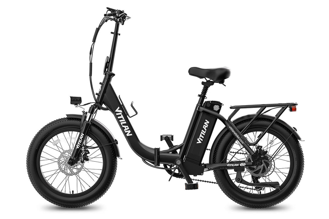 U3 Full Suspension Foldable Fat Tire Electric Bike