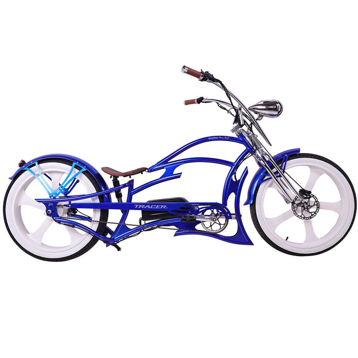 Tracer Raptor Pro DS 800W Stretch Cruiser Ebike