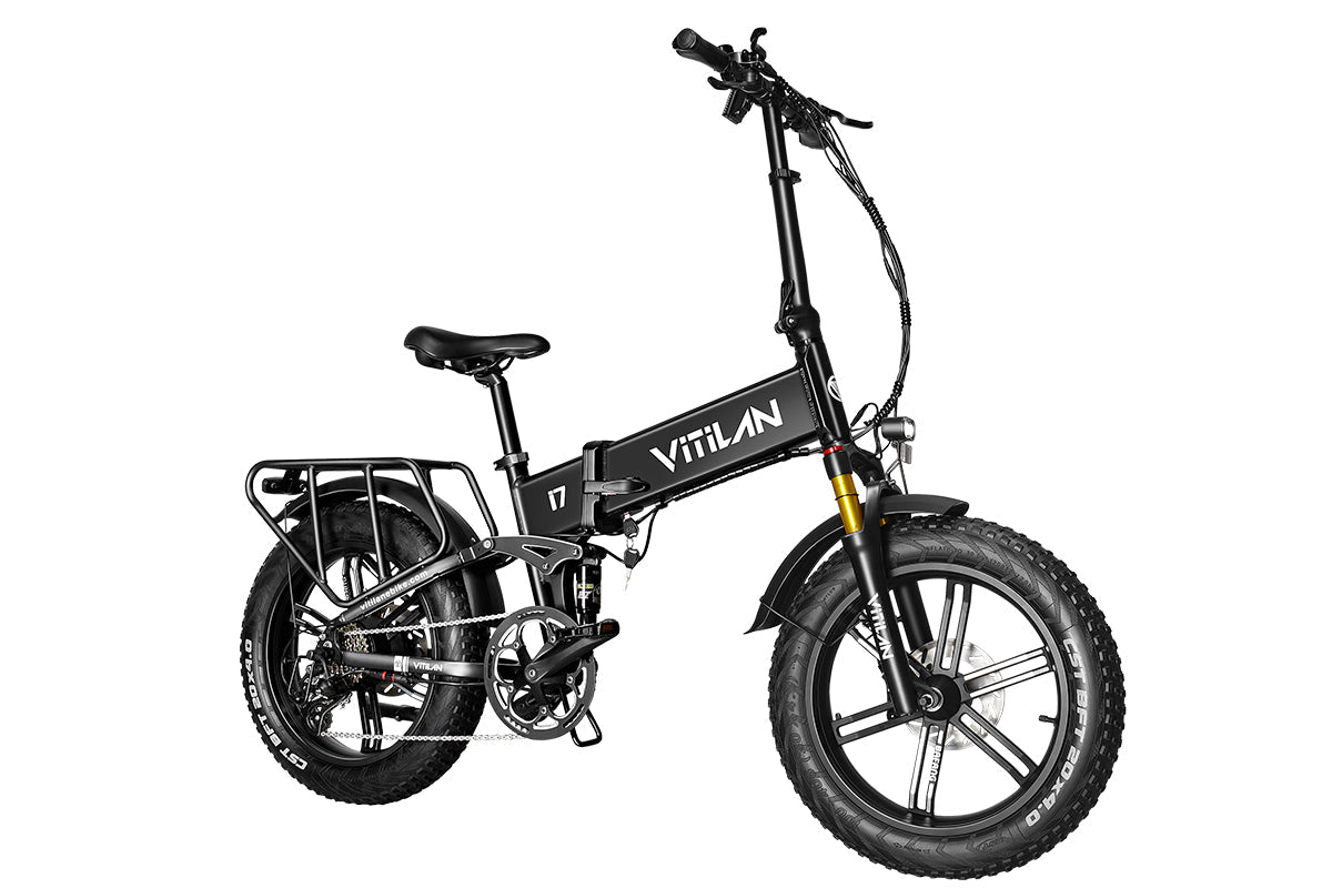 I7 Pro Folding Full Suspension Electric Bike