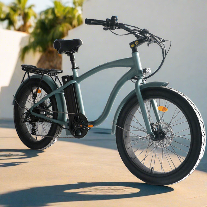 Coastal Cruiser - Step Over 24x3 - 52v Beach Cruiser Electric Bike