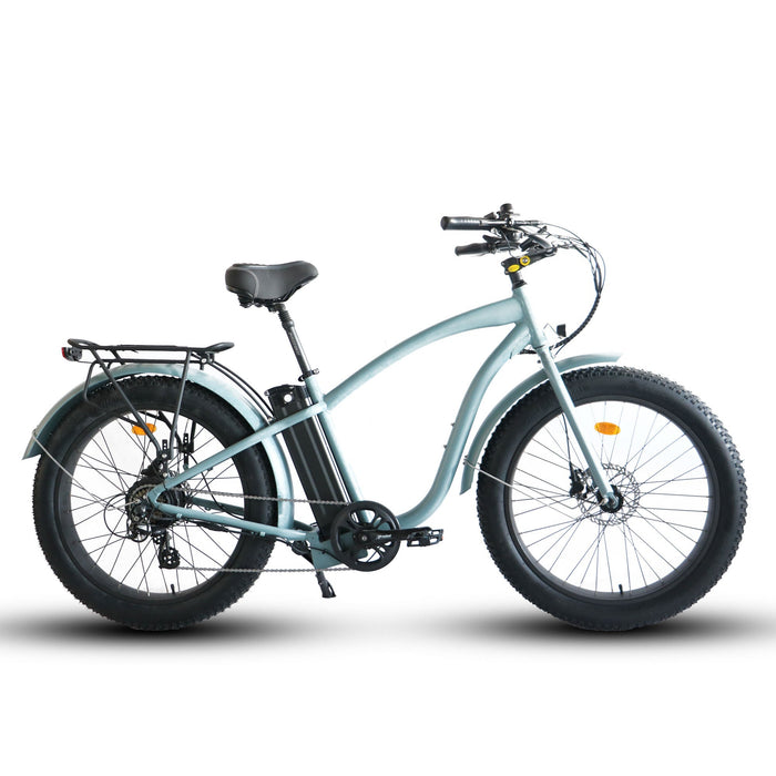 Coastal Cruiser - Fat Tire 26x4 - 52v Beach Cruiser Electric Bike