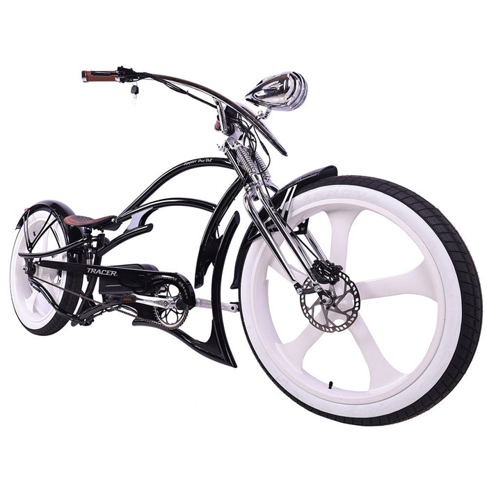 Tracer Raptor Pro DS 800W Stretch Cruiser Ebike