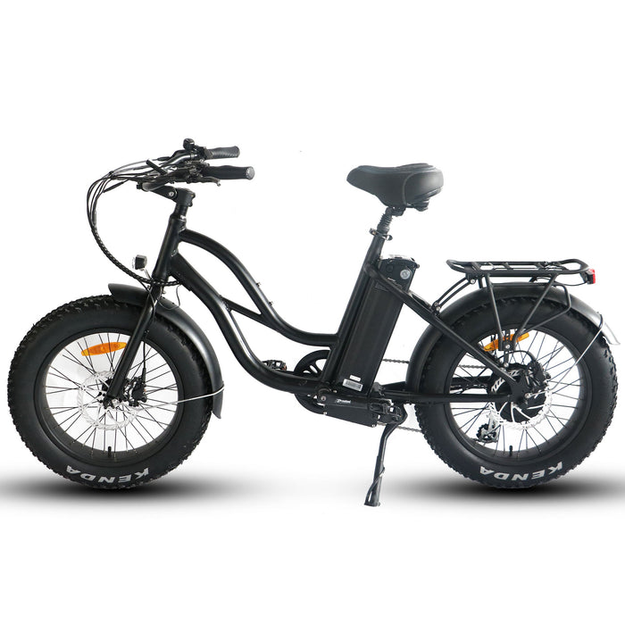 Coastal Cruiser - Step Thru Mini 20x4 - 52v Beach Cruiser Electric Bike