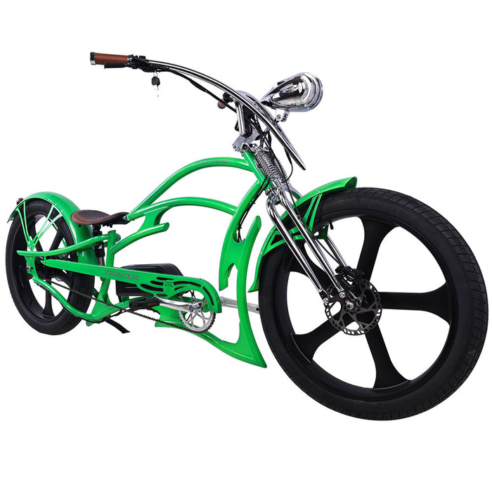 Tracer Raptor Pro DS 800W Stretch Cruiser Ebike