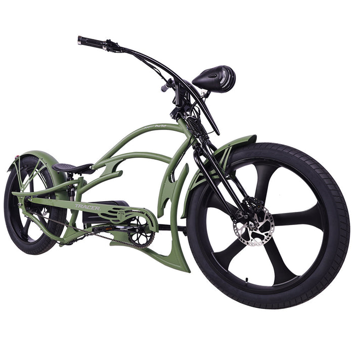 Tracer Raptor Pro DS 800W Stretch Cruiser Ebike