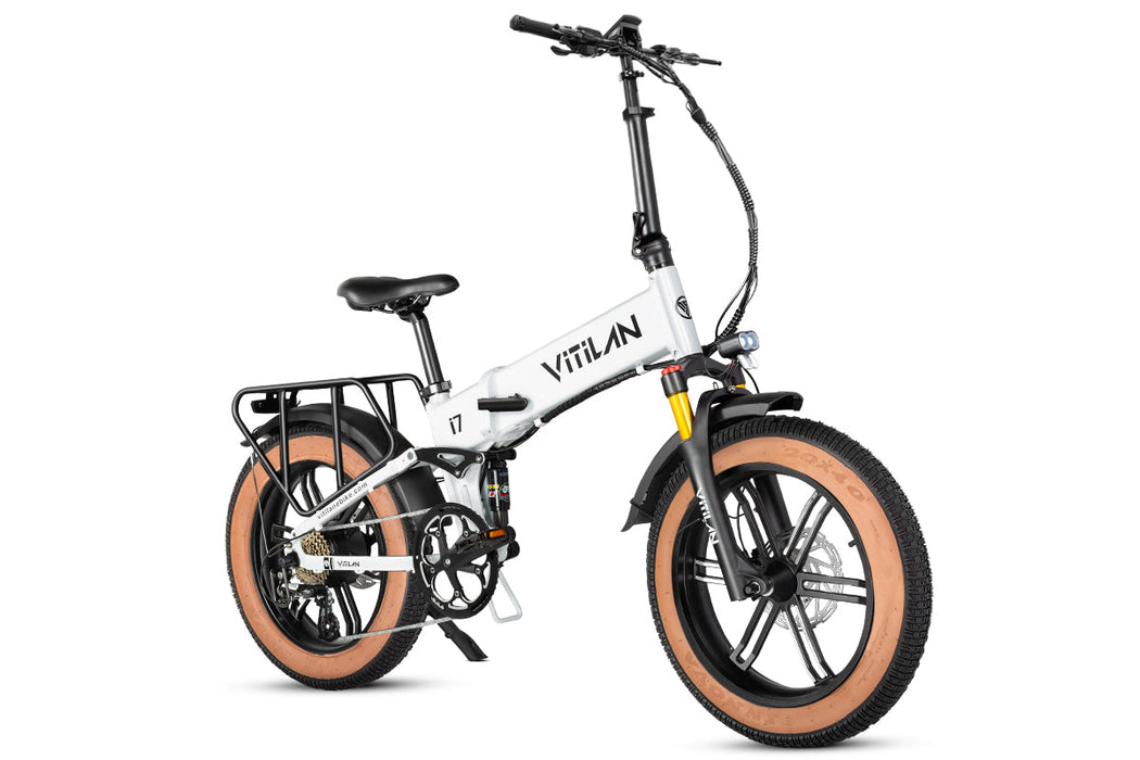 I7 Pro Folding Full Suspension Electric Bike