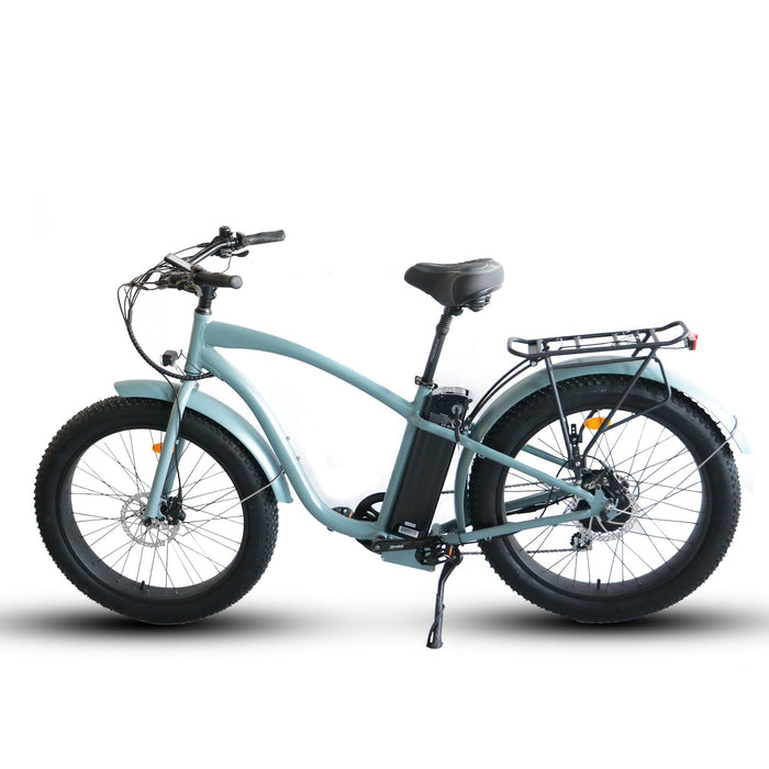 Coastal Cruiser - Fat Tire 26x4 - 52v Beach Cruiser Electric Bike