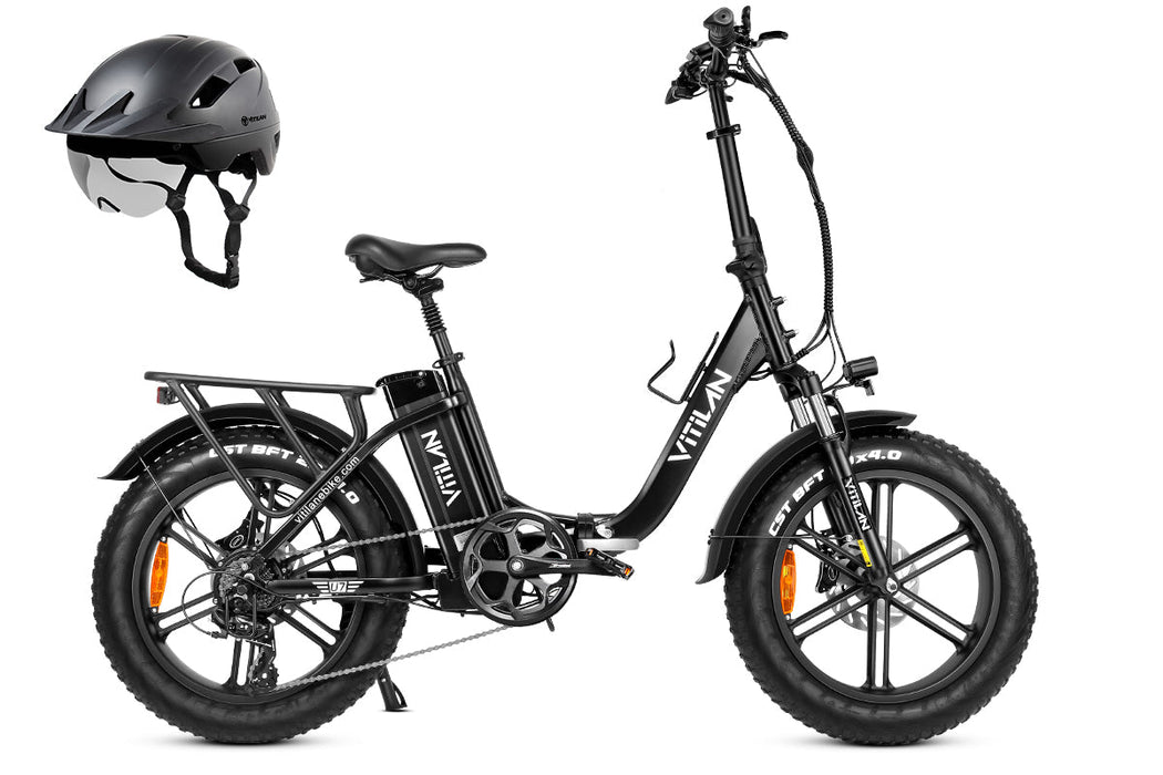 U7 Step-thru Foldable Fat Tire Electric Bike