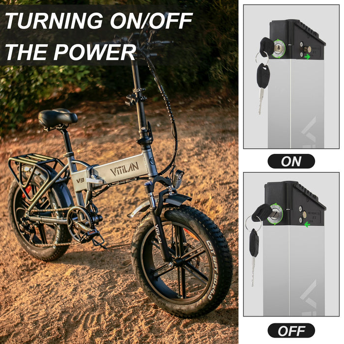 V3 Series Power Swappable Ebike Battery