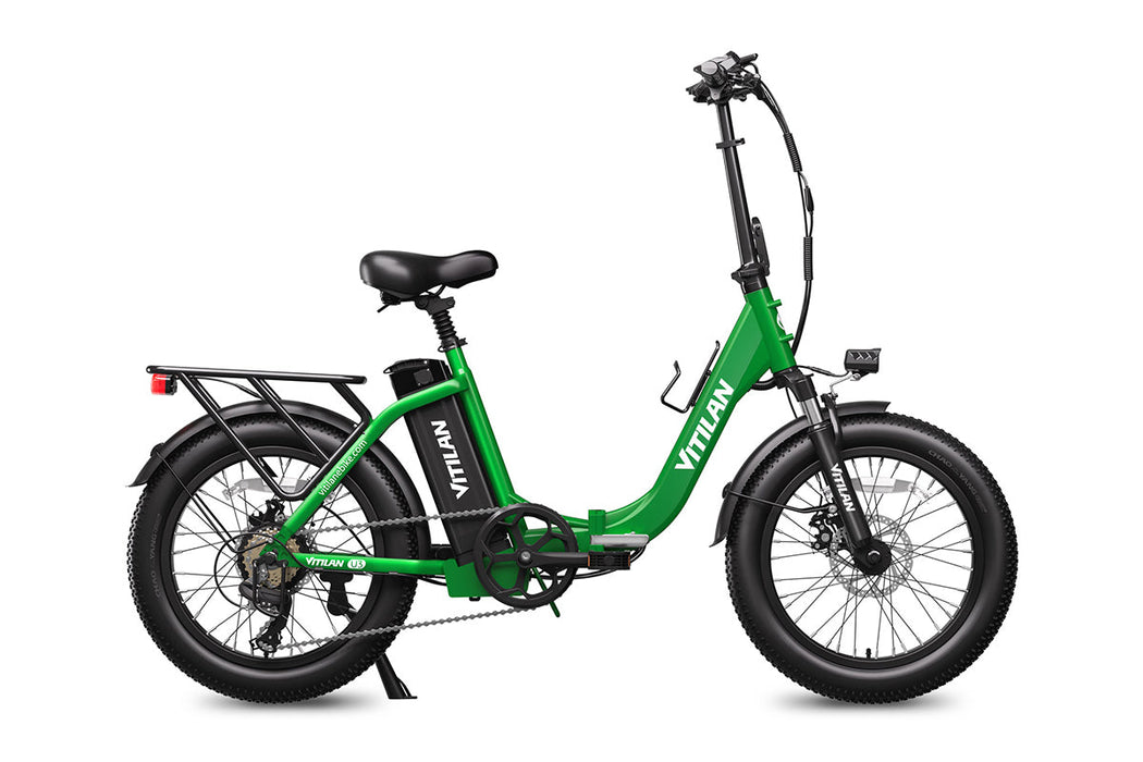 U3 Full Suspension Foldable Fat Tire Electric Bike