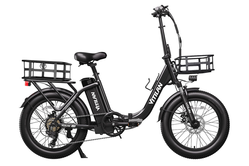 U3 Full Suspension Foldable Fat Tire Electric Bike