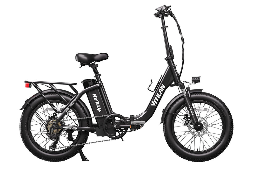 U3 Full Suspension Foldable Fat Tire Electric Bike