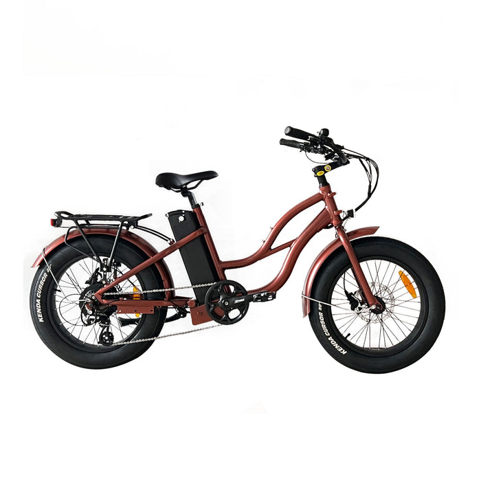 Coastal Cruiser - Step Thru Mini 20x4 - 52v Beach Cruiser Electric Bike