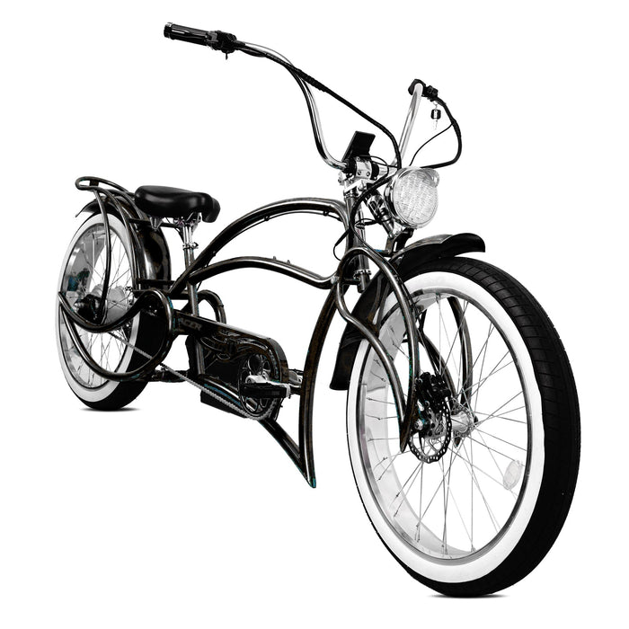 Tracer Beyond Pro 800W 26'' Classic Stretch Chopper EBike