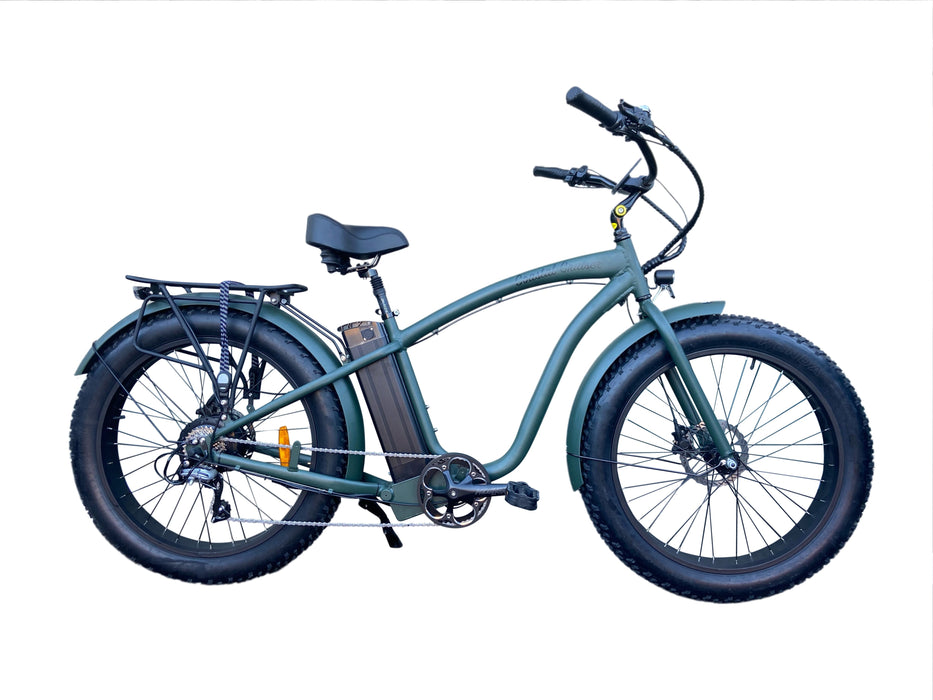 Coastal Cruiser - 750w Fat Tire Cruiser 26x4 Electric Bike