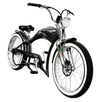 Tracer Stretch Chopper Electric Bike – 26" Fat Tire, 500W Motor, 30-50 Mile Range