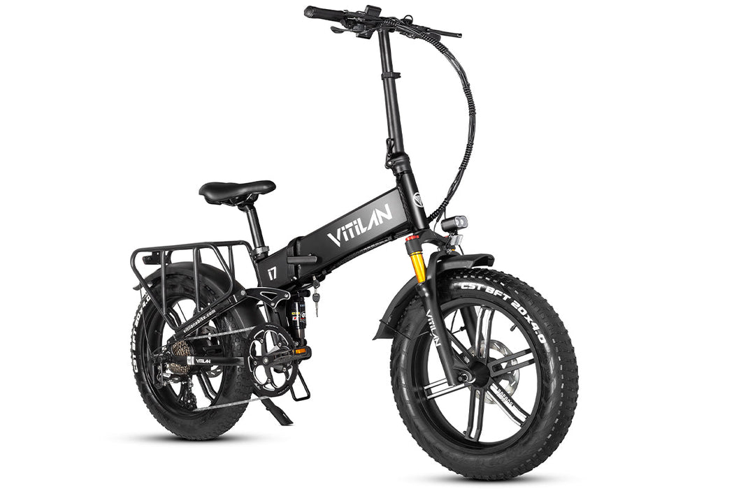 I7 Pro Folding Full Suspension Electric Bike