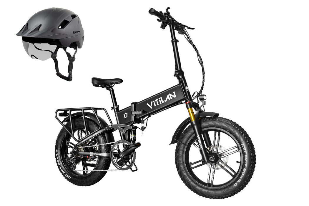 I7 Pro Folding Full Suspension Electric Bike