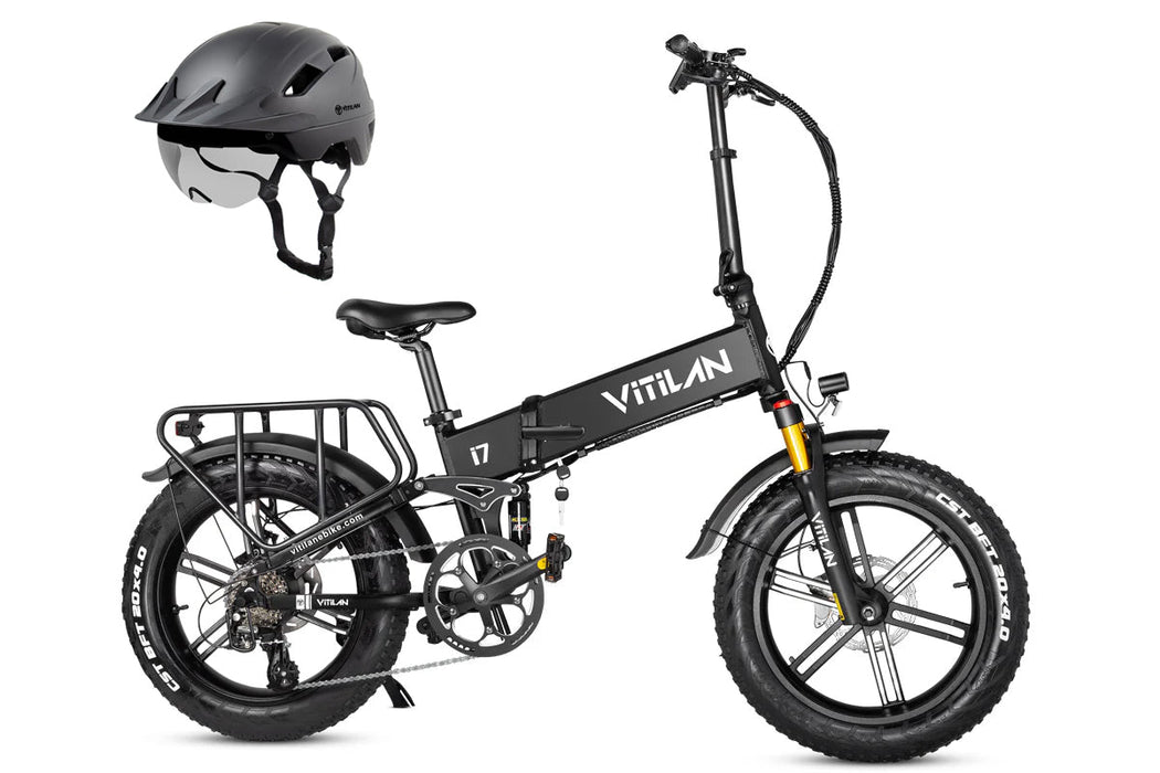 I7 Pro Folding Full Suspension Electric Bike