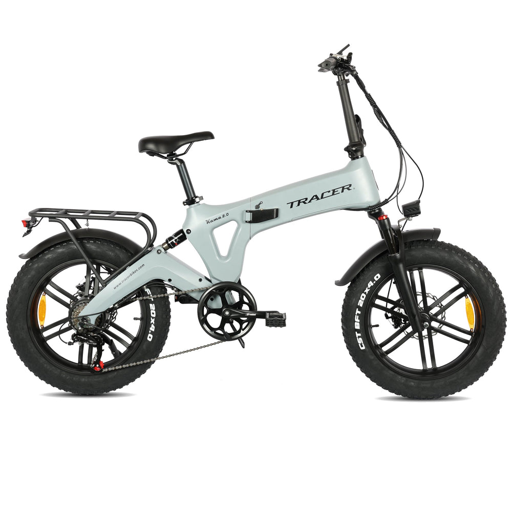 Tracer Kama 2.0 Electric Folding Fat Bike – 750W Motor, 20" Fat Tires, 25mph Max Speed