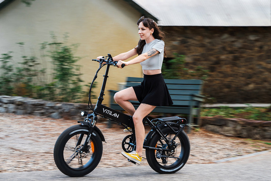 V3 2.0 Folding Fat Tires Adult All Terrain Electric Bike