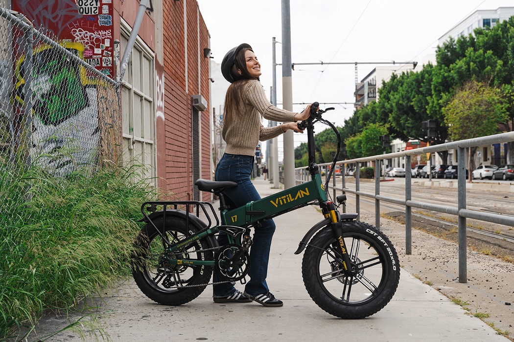 I7 Pro Folding Full Suspension Electric Bike