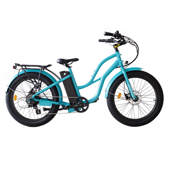 Coastal Cruiser - Step Thru 24x3 - 52v Beach Cruiser Electric Bike