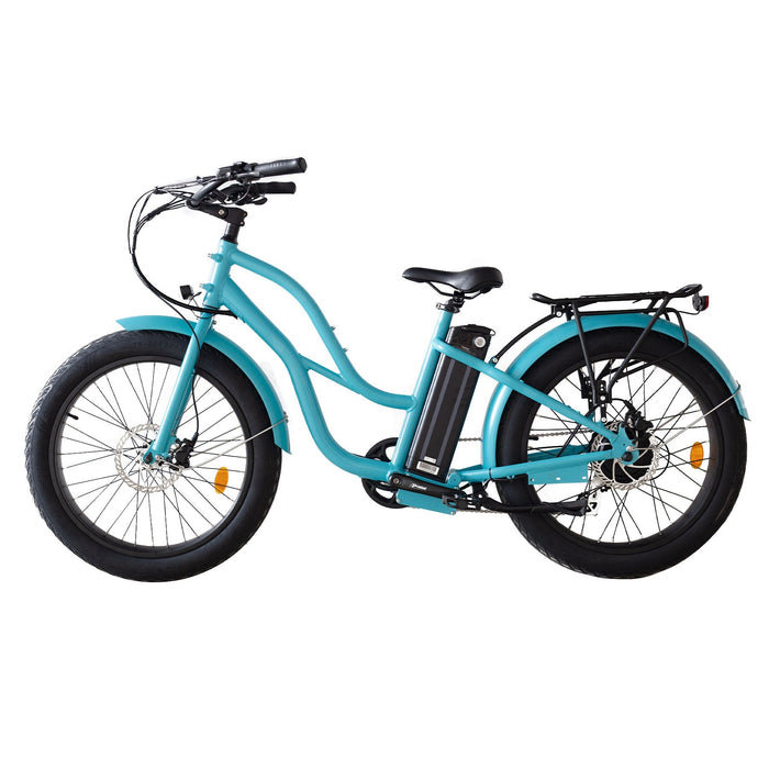 Coastal Cruiser - Step Thru 24x3 - 52v Beach Cruiser Electric Bike