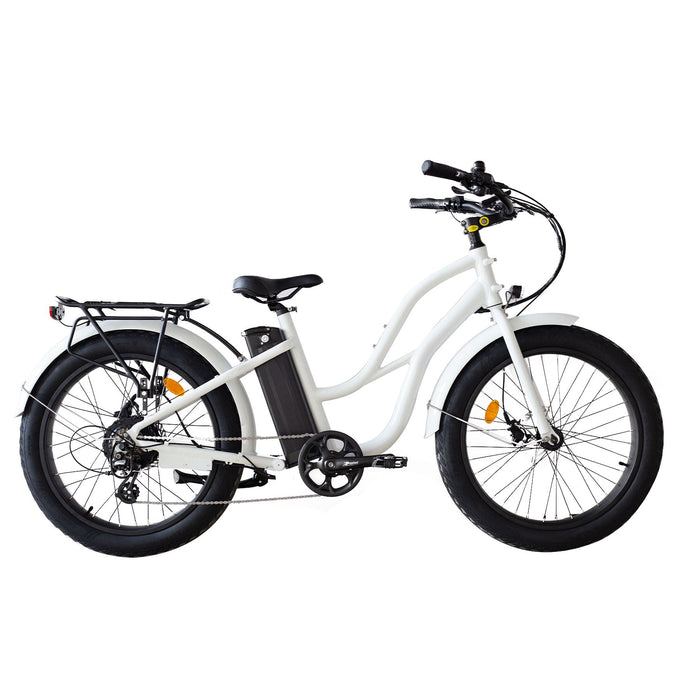 Coastal Cruiser - Step Thru 24x3 - 52v Beach Cruiser Electric Bike