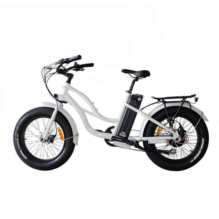 Coastal Cruiser - Step Thru Mini 20x4 - 52v Beach Cruiser Electric Bike