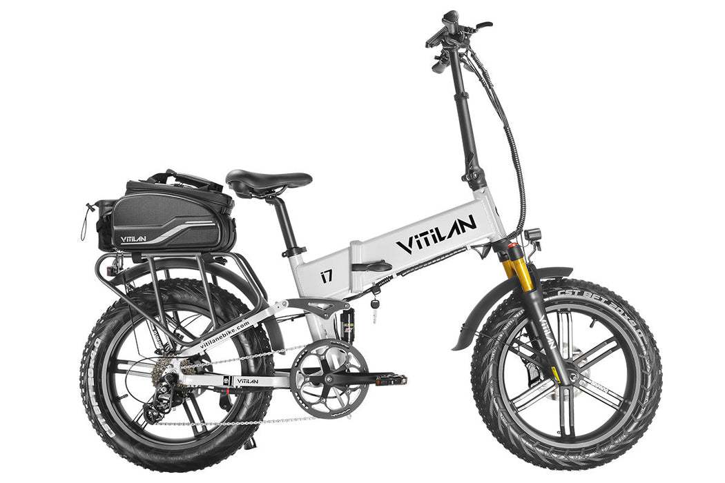 I7 Pro Folding Full Suspension Electric Bike