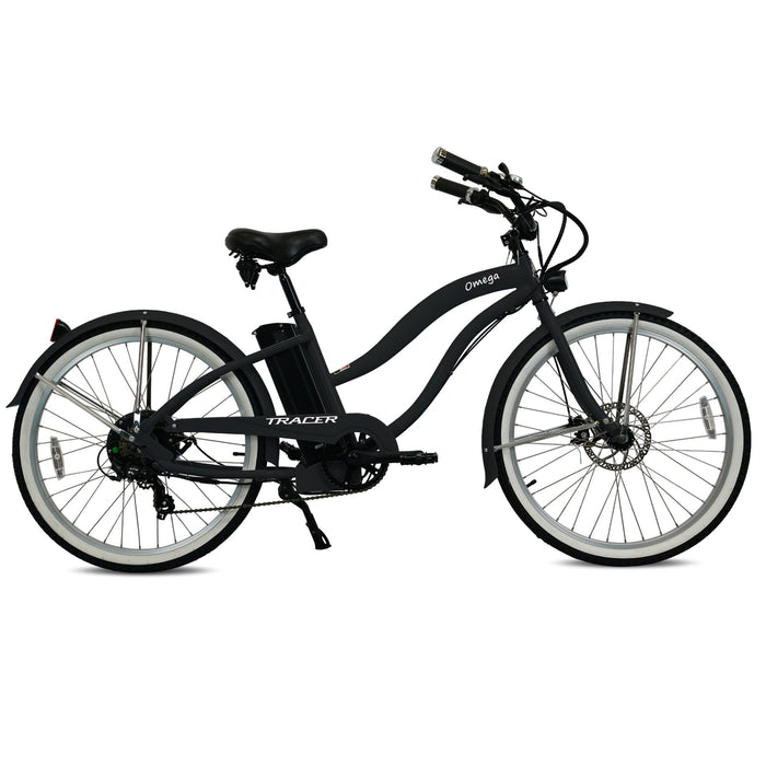 Tracer Omega Electric Cruiser Bike – 500W Motor, 30-Mile Range (Women)