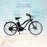 Tracer OMEGA 26" 7 Speed Electric Beach Cruiser Bike for WOMEN 500W