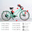 Tracer OMEGA 26" 7 Speed Electric Beach Cruiser Bike for WOMEN 500W