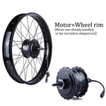 24x3 Rear Wheel Assembly - 52V 750W Bafang motor
