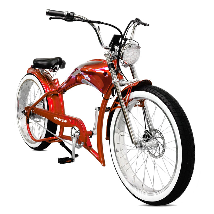 Tracer Twenty5 GT 500W 26" Chopper Cruiser E-Bikes